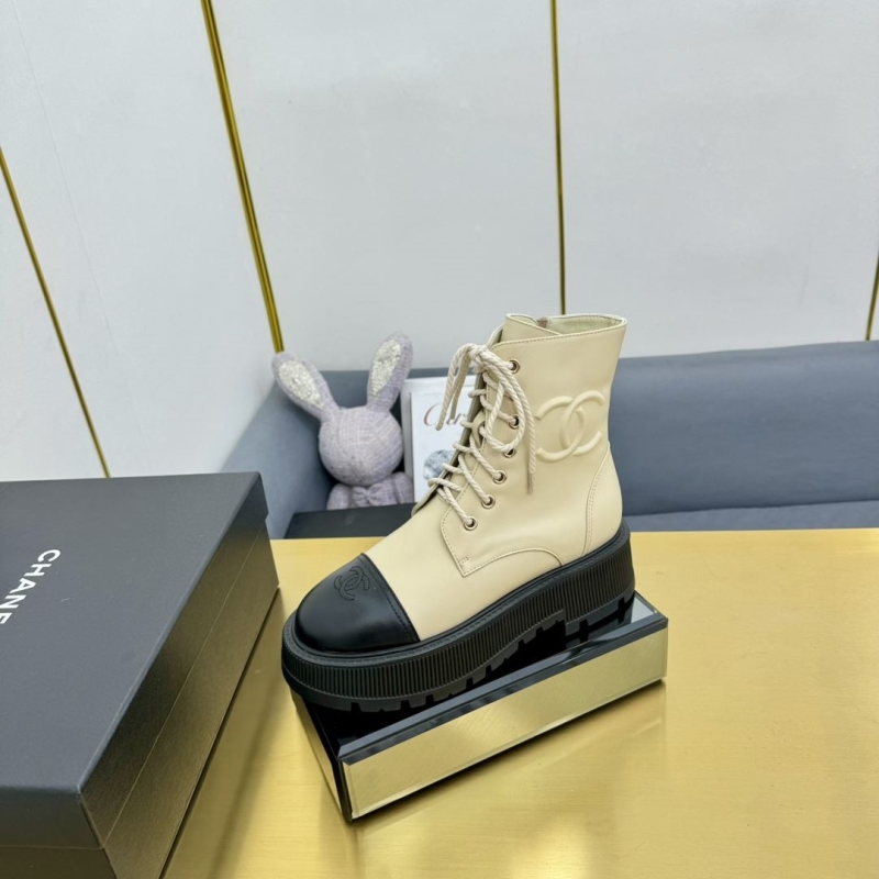 Ch*el leather shoes
